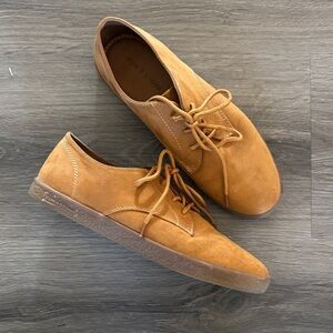 Sun + Stone Dean Oxfords Size 10M Tan Textile Lace Up Casual‎ Shoes 100128150